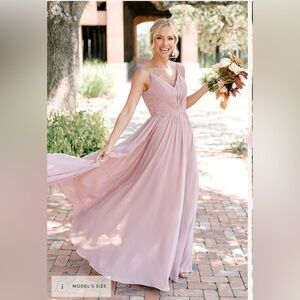 Revelry Penelope Chiffon Full-Length Dress